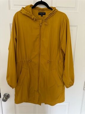Love Tree Hooded Utility Anorak in Mustard